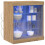 VidaXL vidaXL LED Sideboard Artisan Oak 60.5 x 37 x 67 cm Engineered Wood 3