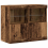 VidaXL vidaXL LED Sideboard Brown 81 x 37 x 66.5 cm Engineered Wood 2