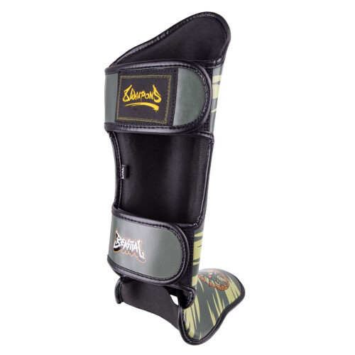 (Small / Medium) 8 Weapons Kids Viper Muay Thai Shin Guards 2