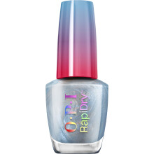 OPI RapiDry Freeze n Thank You | Opaque Soft Blue Metallic Quick Dry Nail Polish | Vegan, Smudge Proof, Fast Drying