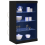 VidaXL vidaXL LED Sideboard Black Oak 60.5 x 37 x 100 cm Engineered Wood 3