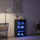 VidaXL vidaXL LED Sideboard Black Oak 60.5 x 37 x 100 cm Engineered Wood 4