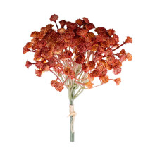 Bouquet de fleurs en soie rouge 31 cm