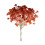 Bouquet de fleurs en soie rouge 31 cm 1