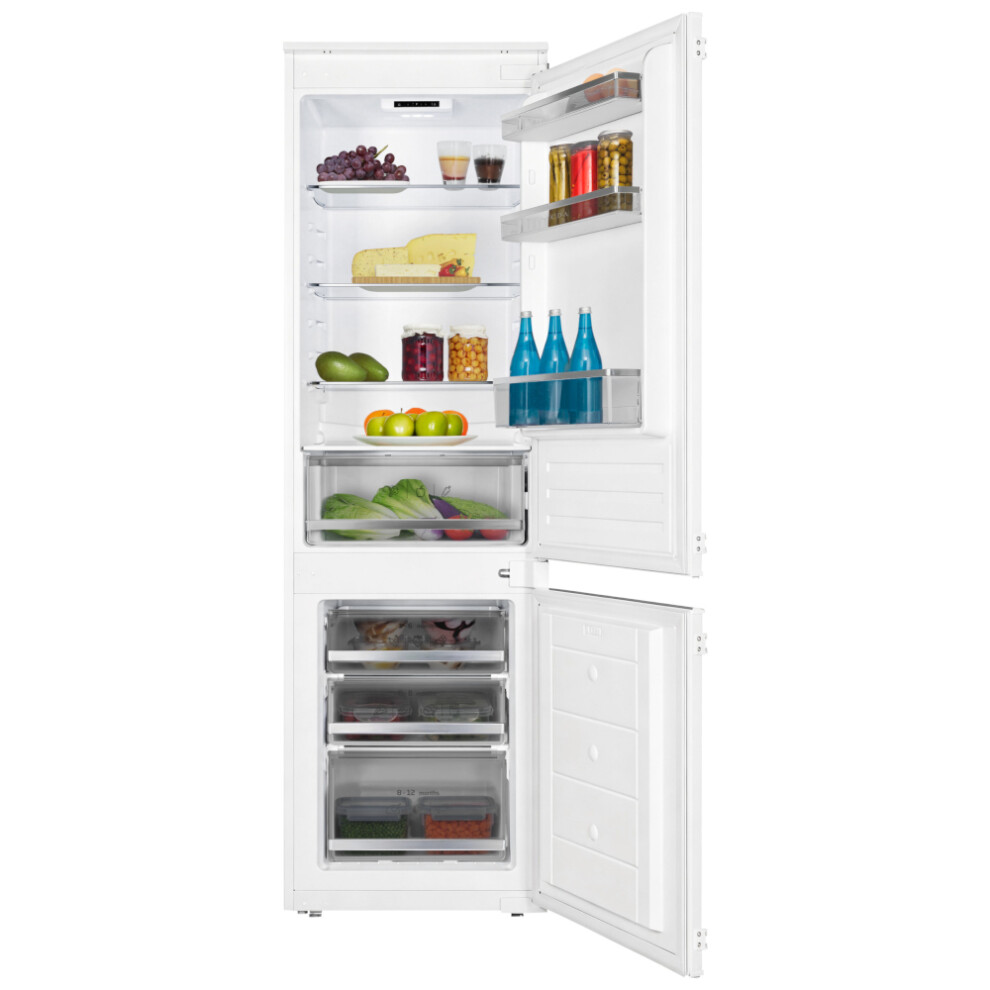 Cda Fw703 177Cm 70/30 Integrated Fridge Freezer With Sliding Door Hinge - E Rated White