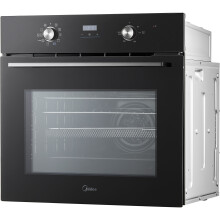Midea Xpress Fry MBO65M90D2-BK Built In Electric Single Oven - Black - A+ Rated