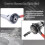 Crozgan 6pcs Coil Over Wrench Shock Spanner Adjustable C Shape Wrenches Tool Coilover Wrench, Hook Wrenches Tools Set for Automotive Engine Cables 5