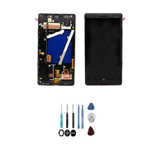 LCD-scherm &amp; touchscreen - NOKIA - Lumia 930 - Zwart - Geassembleerd op chassis - Onderdel