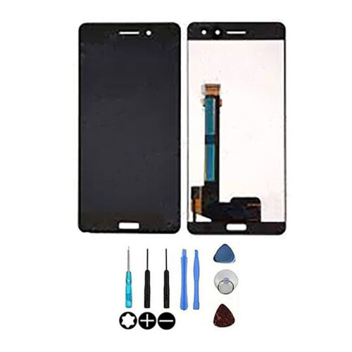 Nokia Schermo LCD e vetro touch - NOKIA - Nokia 6.1 - Senza telaio - Assemblato - Nero