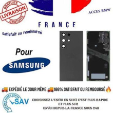 Akku-Cache und Rückglas - SAMSUNG - Galaxy S24 Ultra (S928B) - Schwarz Titan - Originalteil - Ersatz