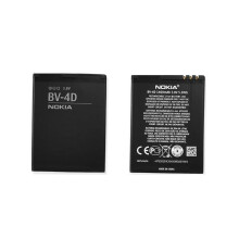 Batteria - NOKIA - BV-4D - Originale - Per Nokia 808 PureView - Nero