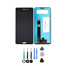 Schermo LCD con vetro touch - NOKIA - Nokia 7.1 - Senza telaio - Assemblato - Nero