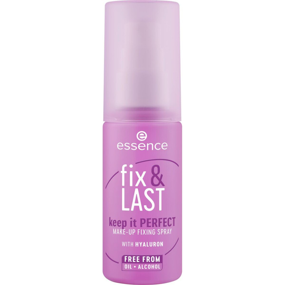 Essence Cosmetics Fix & Last Keep It Perfect Make-Up Fixing Spray, Fixing, Natural, Dewy (50Ml)