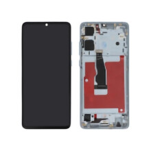 Vollständiges LCD-Display - Huawei - P30 - Crystal OLED - Inklusive Gehäuse - Weiß