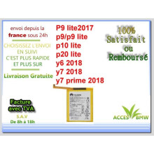 Batterie - HUAWEI - HB36481ECW - Original Li-ion - Für P9/P9 lite 2017/P10 lite/P20 lite - Kompatibel mit Y6/Y7 2018