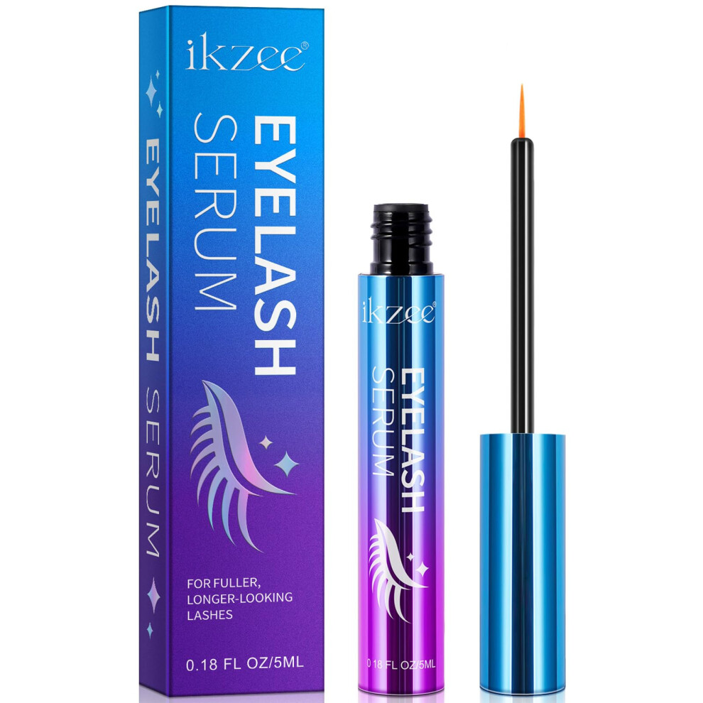 Roongduudll Eyelash Growth Serum, Eyelash Serum For Women, Eye Lash Growth To Boost Thicker, Fuller, And Longer Lashes, 5Ml