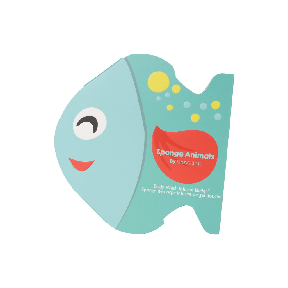 Spongelle Spongellã© Kids Animals Body Wash Infused Buffer, Fruitilicious Fish