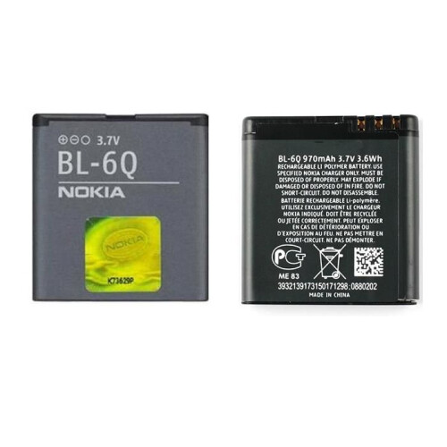 Nokia Batteria Originale BL-6Q per Nokia 6700 classic
