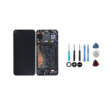 LCD-Bildschirm und Touchscreen - HONOR - Honor 20 - Auf Rahmen montiert - Batterie enthalten - Schwarz