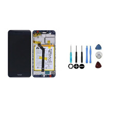 Pantalla LCD y cristal táctil - HONOR - Honor 6C Pro - Azul - Montado en chasis - Con batería