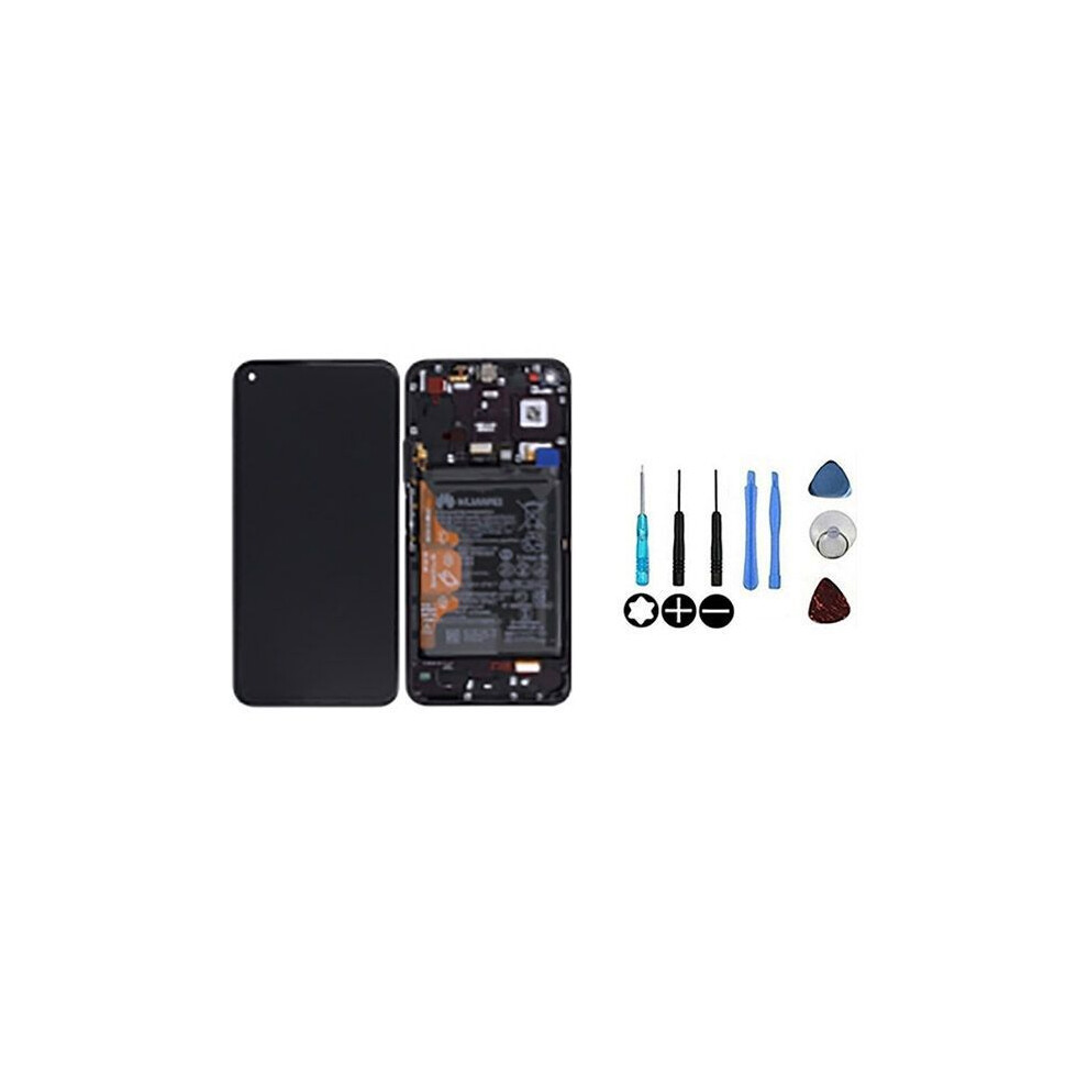 Originales Lcd-Display & Touchscreen Phantom Black, Montiert Auf Chassis Und Batterie Für 20 Pro Yal-L41 Yal-Al10 Yal-Tl10 Honor 3701586825816