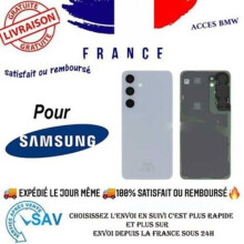 Originale Cache Batterie und Rückseite Blau für Galaxy S24 (S921B)
