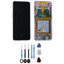 LCD-Bildschirm & Touchscreen - SAMSUNG - Galaxy A80 (A805F) - Gold - Auf Rahmen montiert - Original
