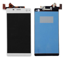 LCD-Bildschirm - SONY - XPERIA C4 E5303 - Weiß - Ohne Gehäuse montiert - Ersatz