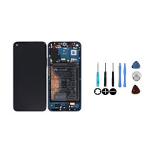 Originales LCD-Display &amp; Touchscreen Phantom Blue, montiert auf Chassis und Batterie für Honor 20 Pro YAL-L41 YAL-AL10 YAL-TL10
