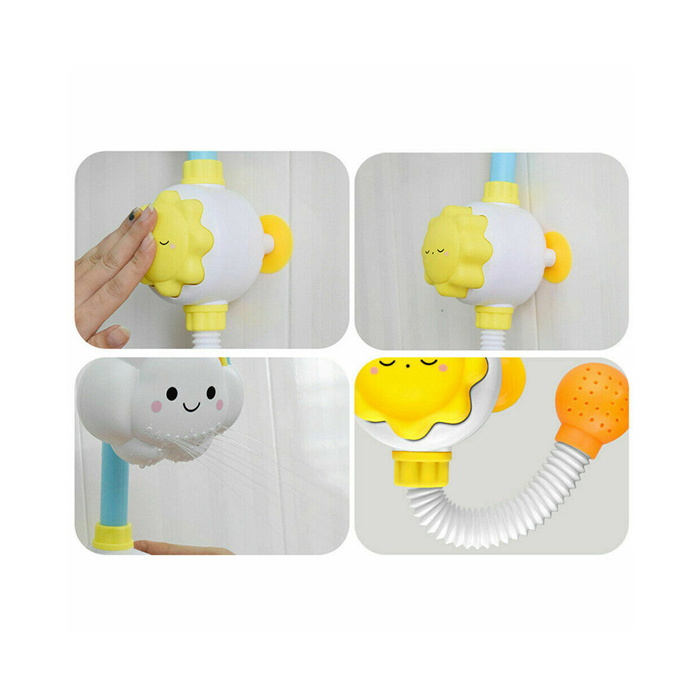 Baby Bath Toys Cute Cloud Rainbow Water Sprayer Squirt Shower Sprinkler Faucet