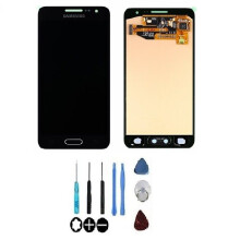 LCD-Bildschirm und Touchscreen - SAMSUNG - Galaxy A3 (A300F) - Schwarz - Ohne Gehäuse montiert - Original