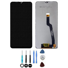LCD-Bildschirm & Touchscreen - SAMSUNG - Galaxy A10 (A105F) - Original - Schwarz - Ohne Rahmen montiert