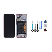 Schermo LCD e vetro touch assemblati - HONOR - 20 Lite - Rosso - Con telaio - Con batteria