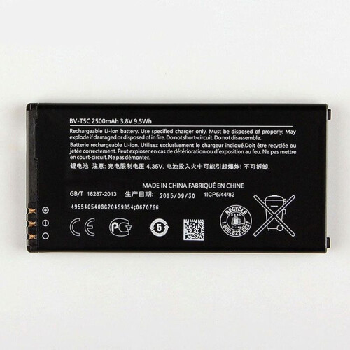 Nokia Batteria - NOKIA - BV-T5C - Originale - Per Lumia 640 - Nero