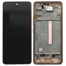Vollbildschirm (mit Rahmen) - SAMSUNG - Galaxy A53 5G (A536B) - Schwarz - Mit Rahmen - Ersatzteil