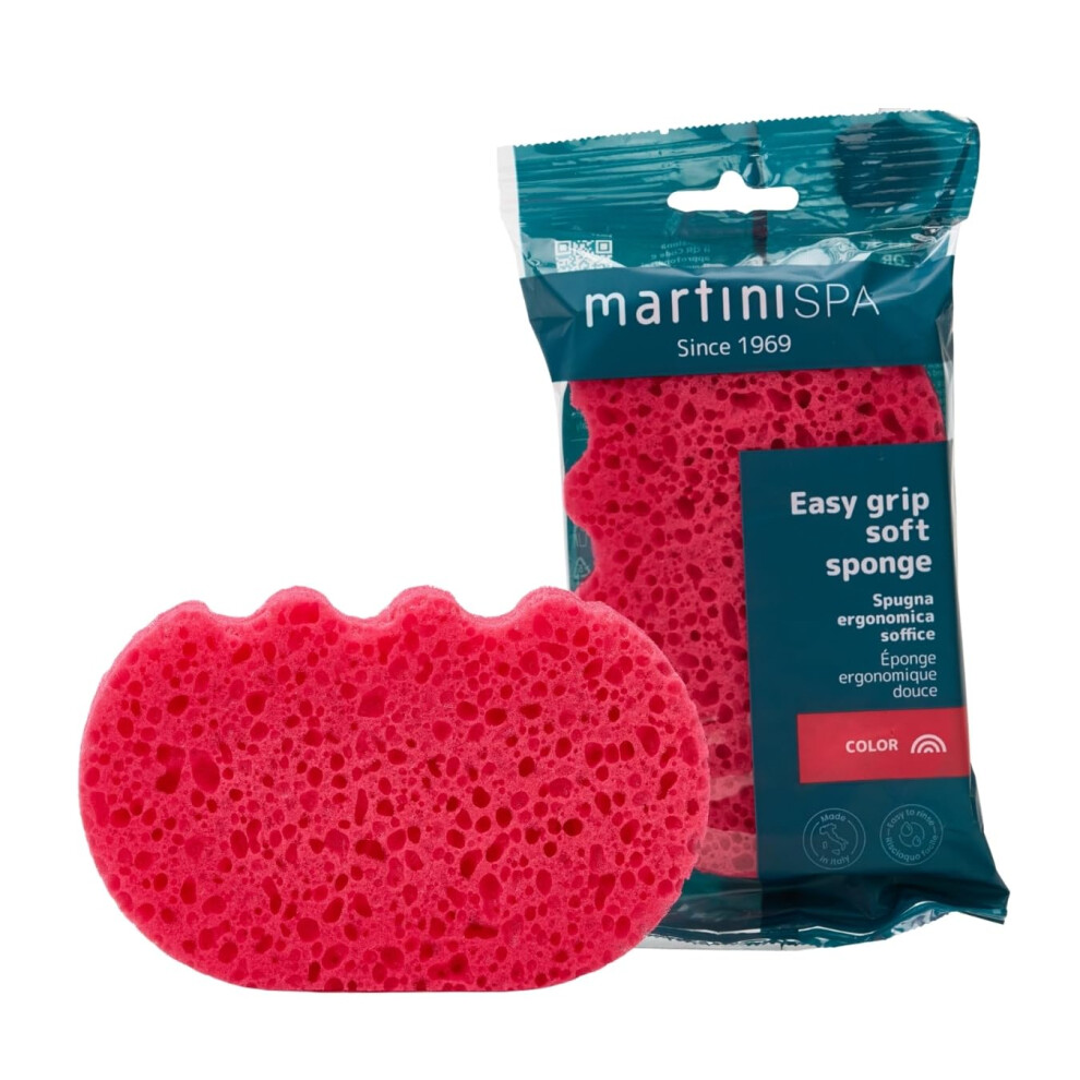 Martini Spa Martinispa Massage Color Sponge Pamper With Ergonomic Handle, Assorted Colours Â 15 G
