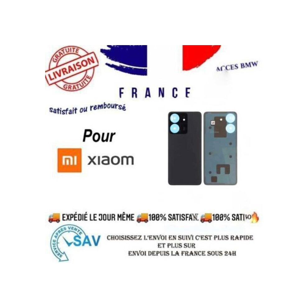 Akku Rückseite - Redmi 13C - Schwarz - Mitternacht - Premium Xiaomi 3000000279182