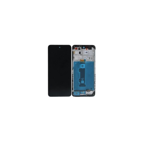 Motorola Écran LCD - Motorola - Moto E32S - Noir - Avec Châssis - Remplacement d'écran