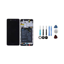 LCD-Bildschirm und Touchscreen - HONOR - Honor 6C - Auf Rahmen montiert - Mit Batterie - Schwarz