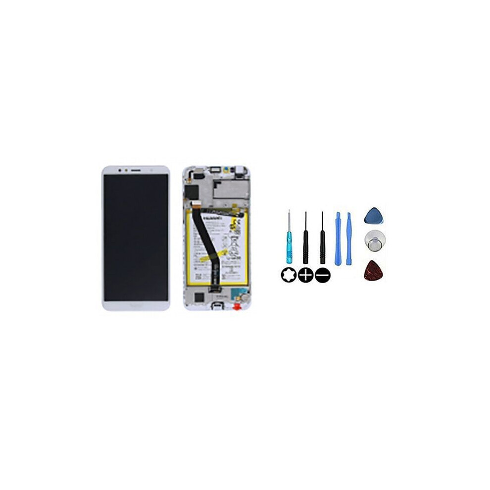 Lcd-Bildschirm & Touchscreen - 7A - Weiß - Auf Rahmen Montiert - Mit Batterie Honor 3701364872230