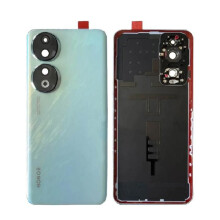 Batteria di Ricambio Vetro Posteriore Premium Blu Pavo per Honor 90