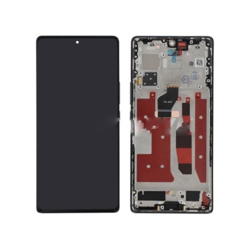 Honor Schermo LCD e vetro touch - HONOR - Honor 70 - Assemblati su telaio - Nero - Originale (ReLife)