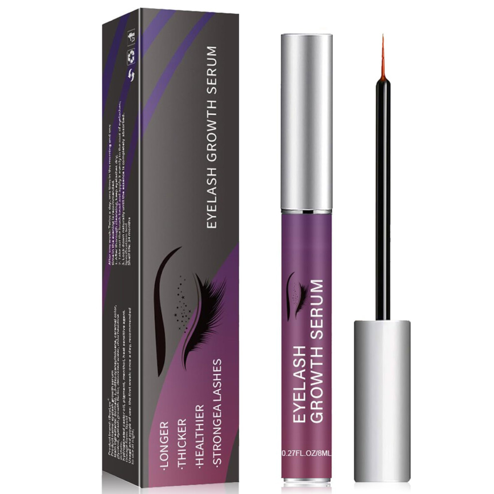 Kismate Eyelash Growth Serum & Eyebrow Serum For Rapid Brow & Lash Growth, 8Ml Nourishing Formula For Thick Natural Lashes, Gentle Easy Application