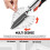 TOWOT Miter Shears, Angle Mitre Shear Cutter, Multifunctional Trunking Shears for Angular Cutting 4