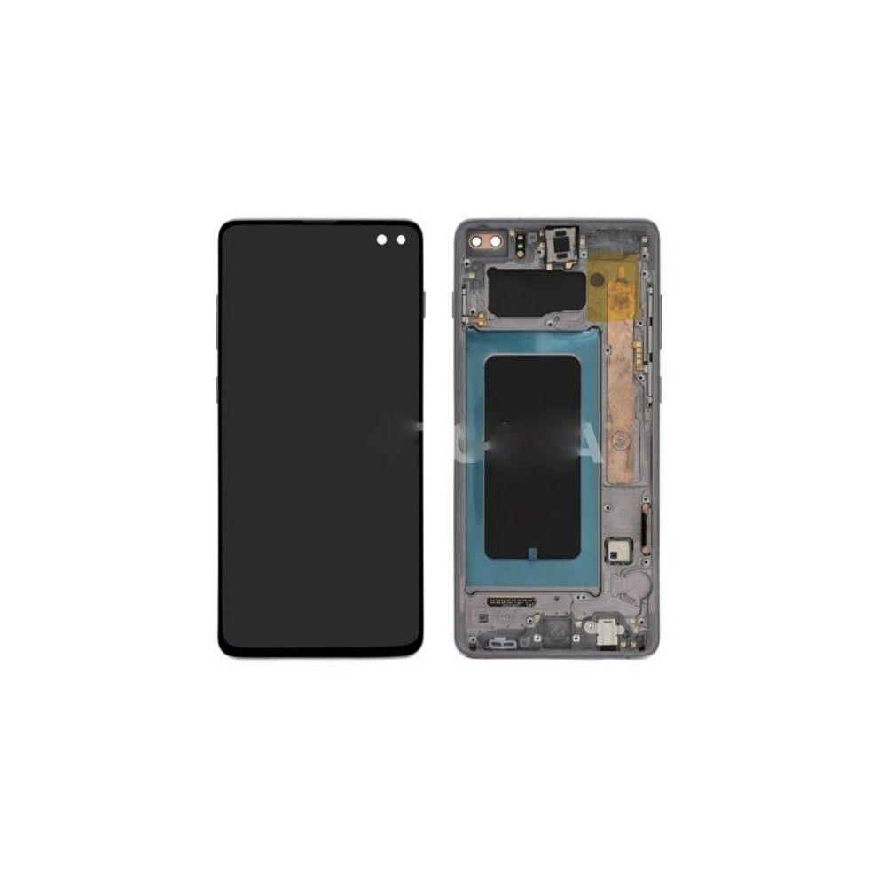 Lcd-Bildschirm & Touchscreen - Galaxy S10+ (G975f) - Schwarz - Auf Rahmen Montiert - Ersatz Samsung 3701569393776