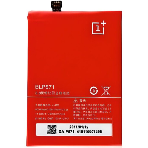 Batterij - ONEPLUS - One OnePlus 1 (A0001) - 3100 mAh - 4.35 V - Ref BLP571