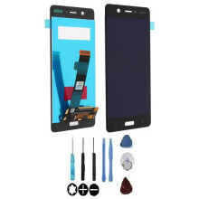 LCD-scherm + touchscreen - NOKIA - Nokia 5 - Zwart - Geassembleerd zonder behuizing - Origineel