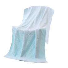 Serviette de bain en microfibre bleue grand format 150 g