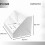Evoges 45 Degree Angled Surface Mount Pattress Electrical Back Box, White, for Work Bench (2 Gang Double) 2