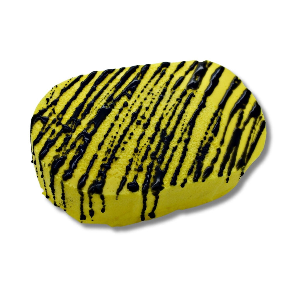 Rainbow Sensation Exfoliating Soap Filled Scented Sponge | Deep Cleansing,Shower Body Scrubber, Gentle Exfoliation, Skin Care,Vegan Friendly (Bee Happy)